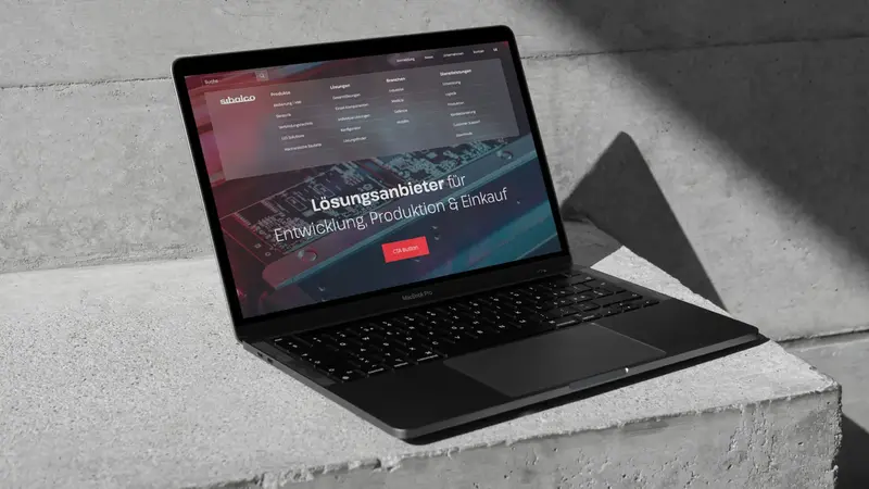 02 Sibalco Website auf Mac
